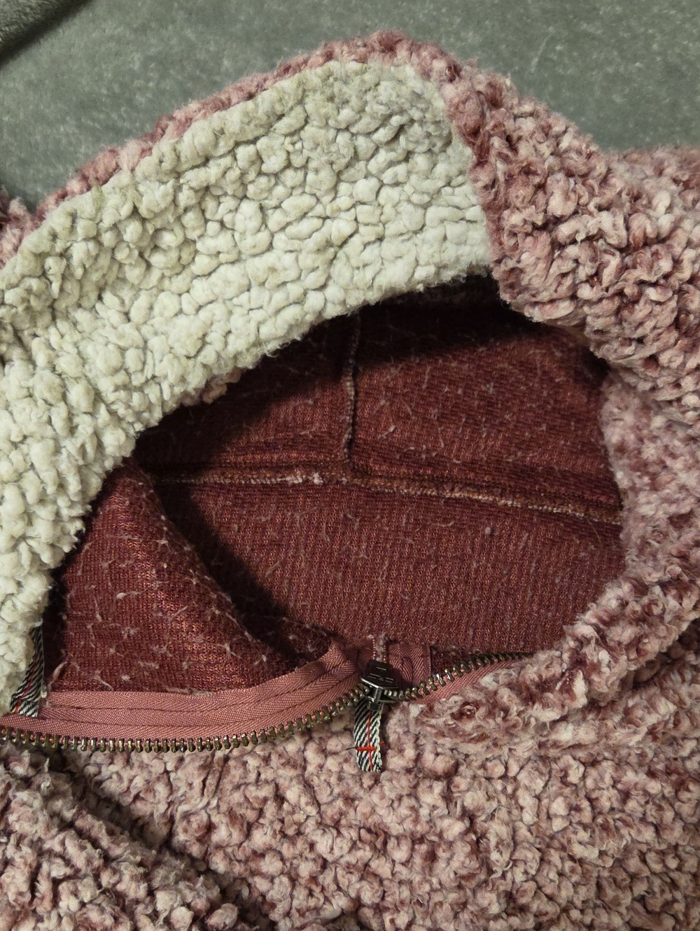 dylan Mauve Sherpa Half-Zip Turtleneck Pullover - Picture 4 of 5